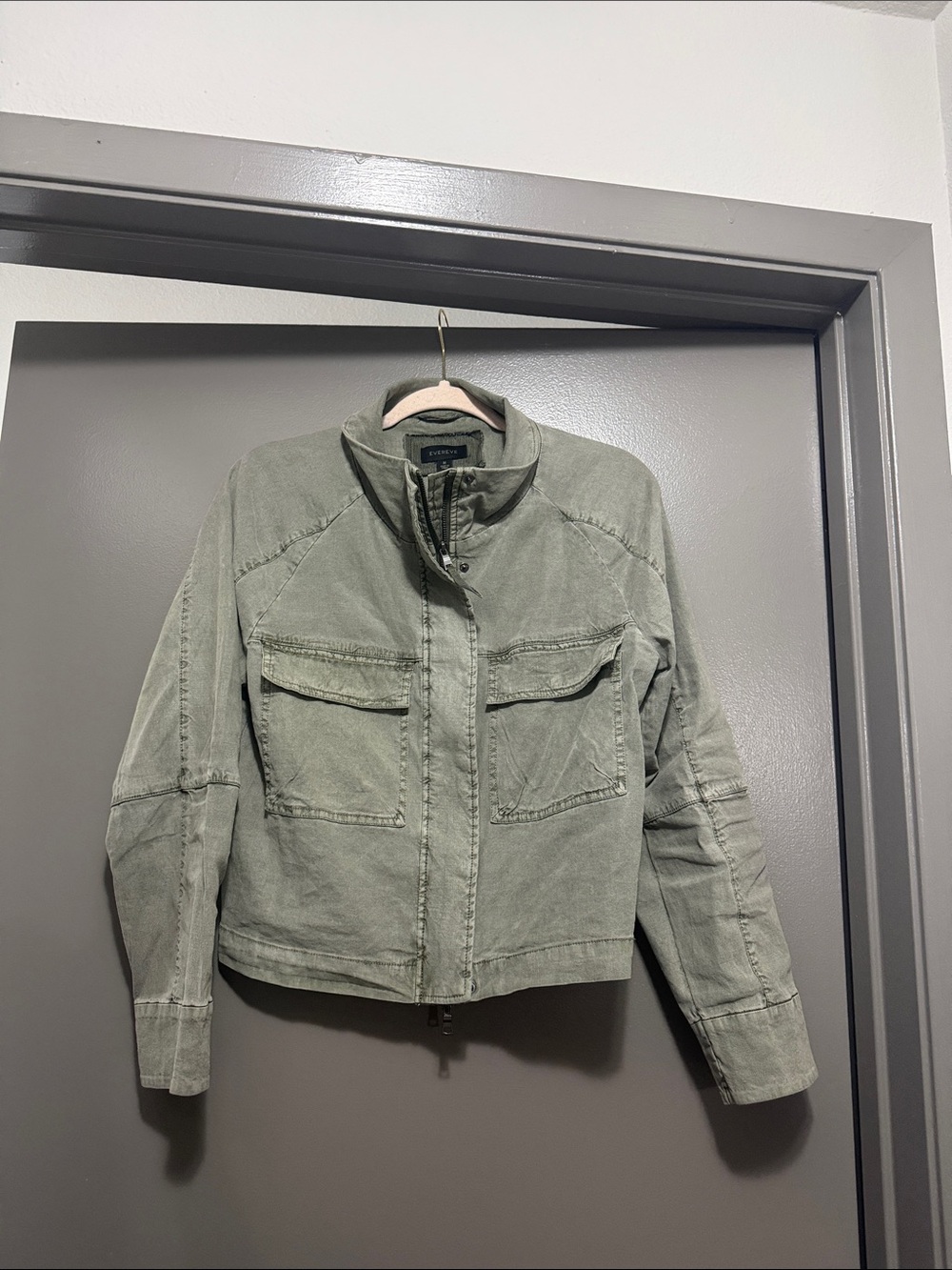 Evereve Camp Cropped Utility Jacket
